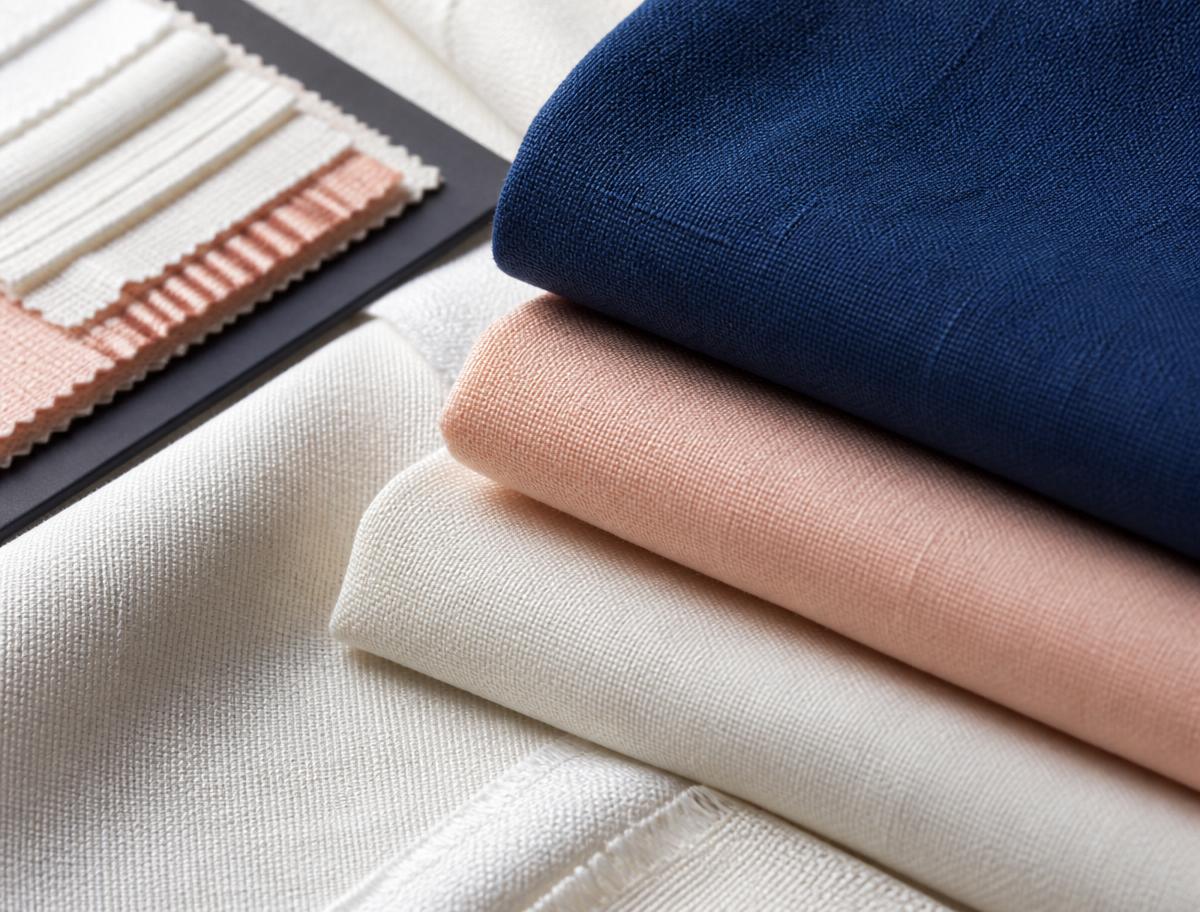Curated cotton fabric swatches for product sourcing