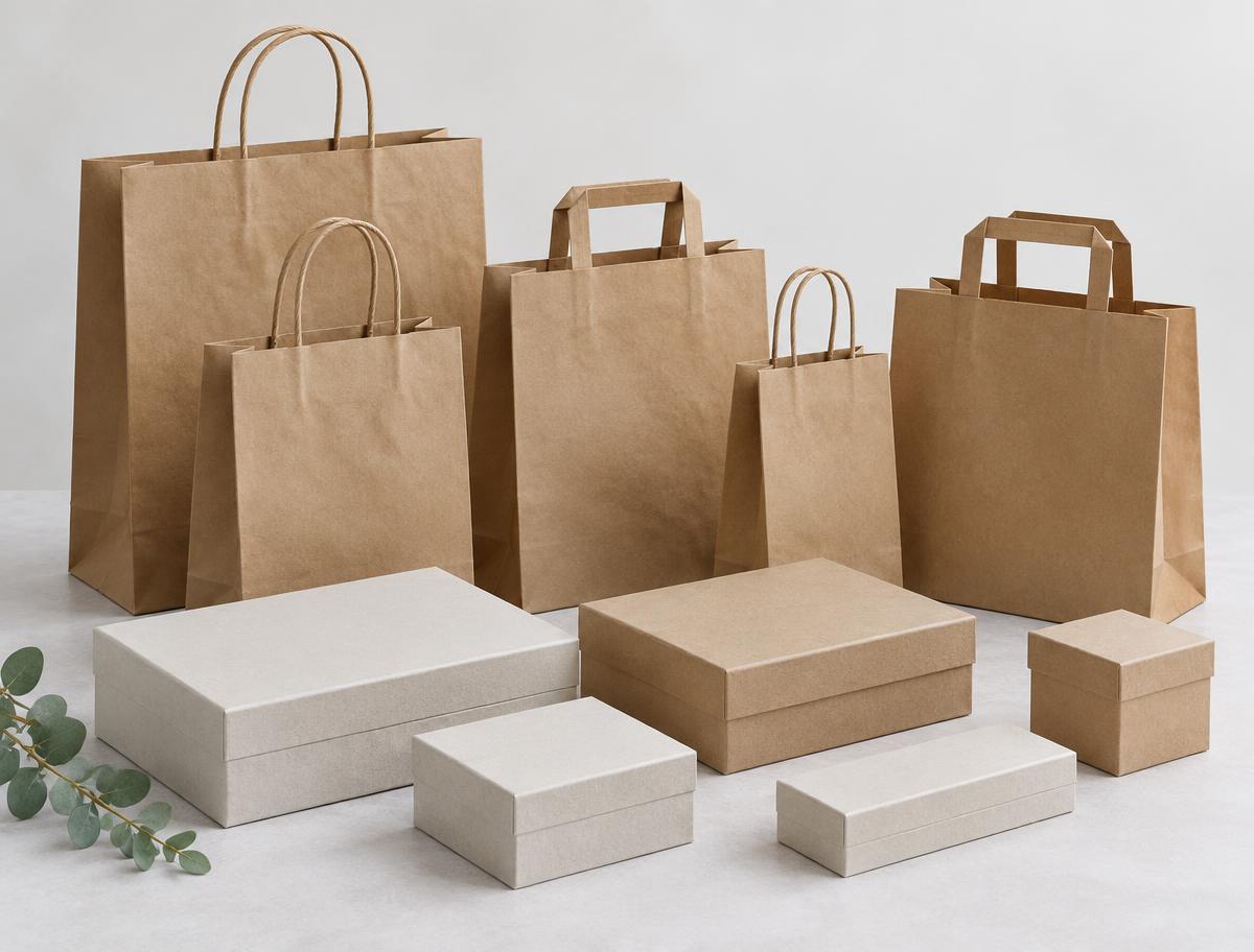 Kraft paper bags and premium paper boxes