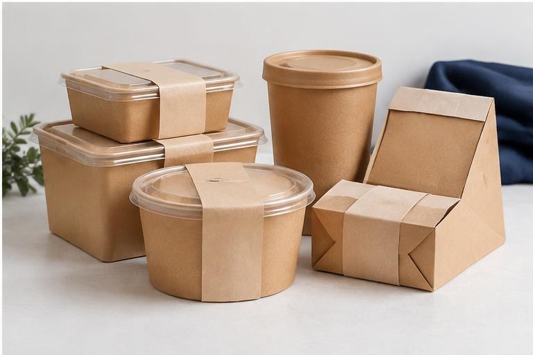 Additional view of disposable containers