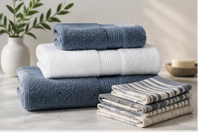 Additional view of towels & napkins